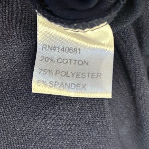 Unique Vintage Dark Blue Nautical Wiggle Midi Dress - Picture 11 of 11